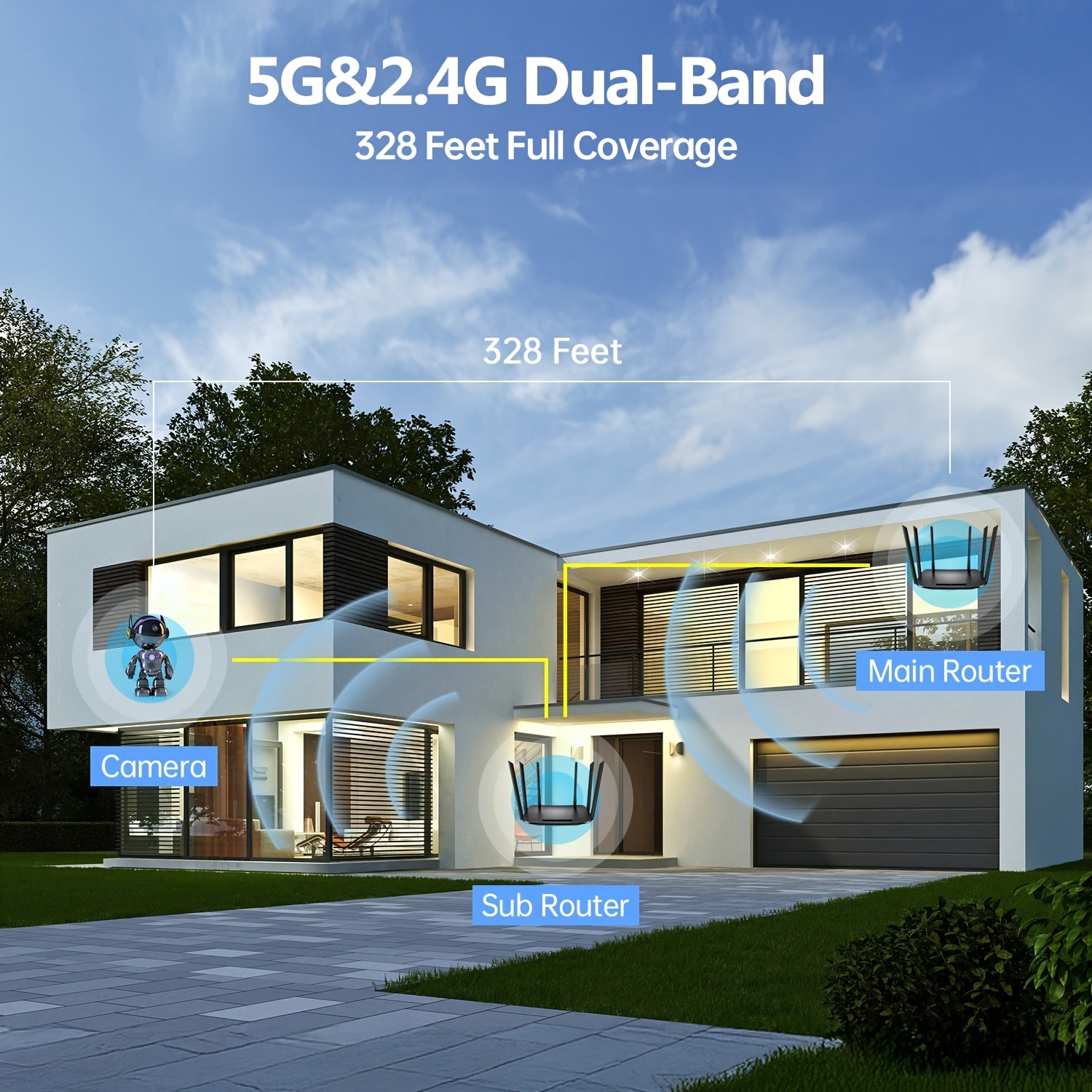 Kamera Keamanan 4MP Nirkabel L - Home Security Cameras No Subscription ulasan dan harga