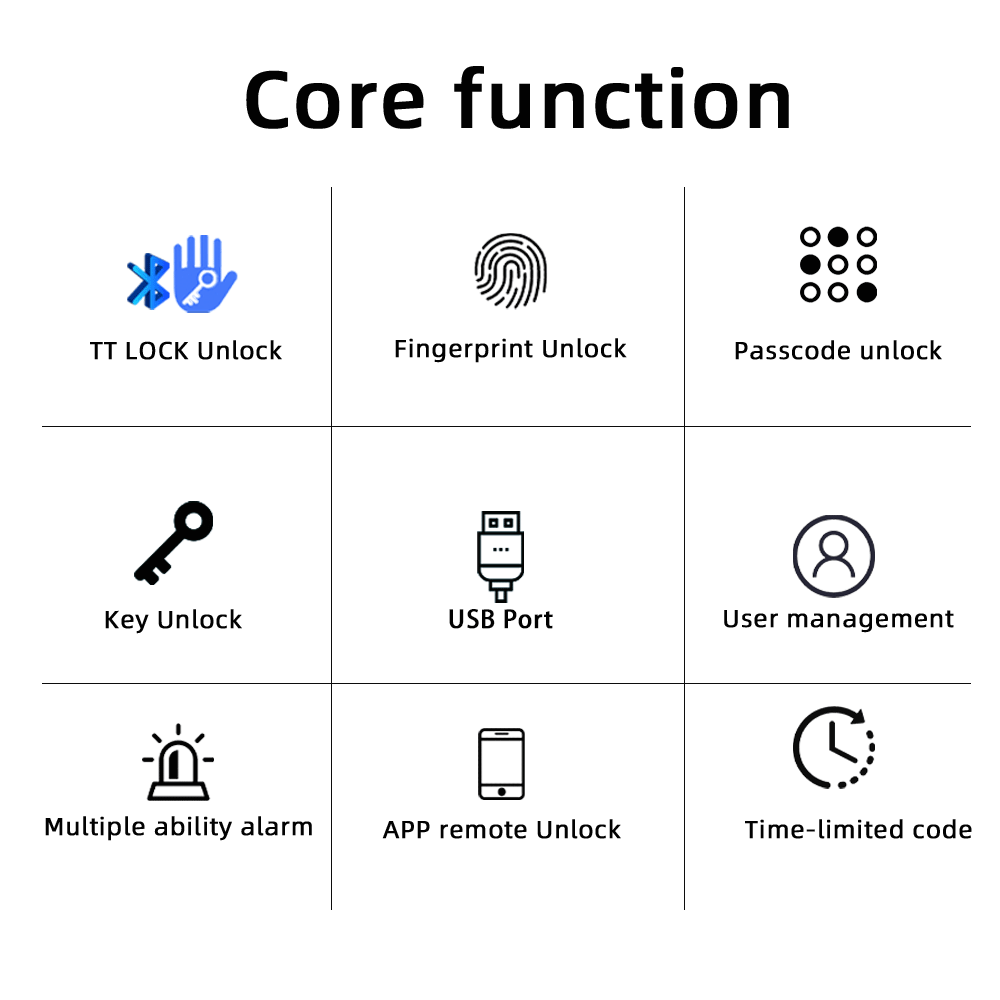 RAYKUBE M5 kunci TT BLE kunci  - Home Security Keypad ulasan dan harga