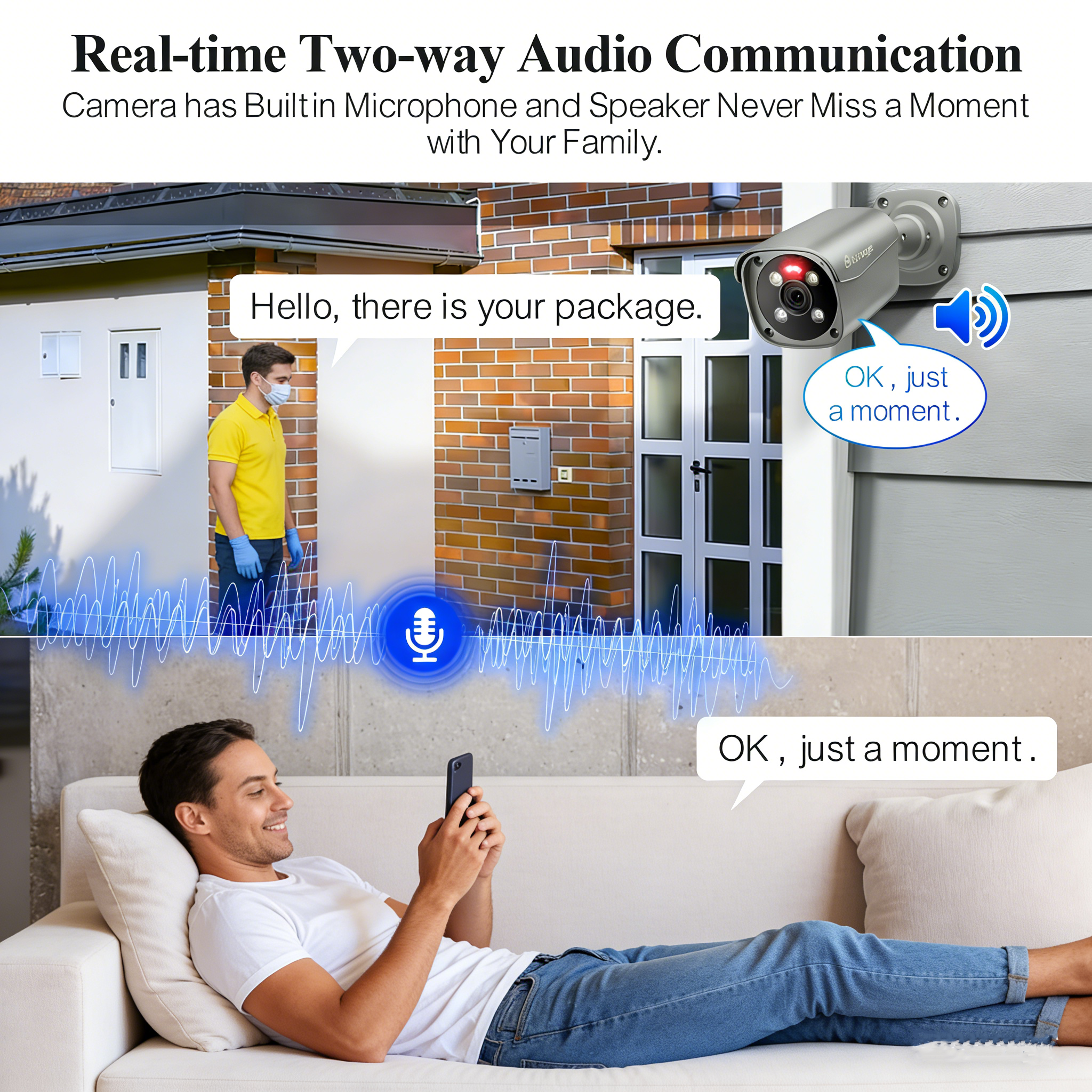 Techage Kit kamera keamanan 8C - Home Security Outdoor Camera System ulasan dan harga