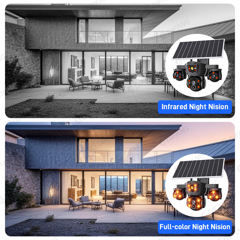 V380 Pro Kamera Solar WIFI 20M - Home Security Outdoor Camera System ulasan dan harga