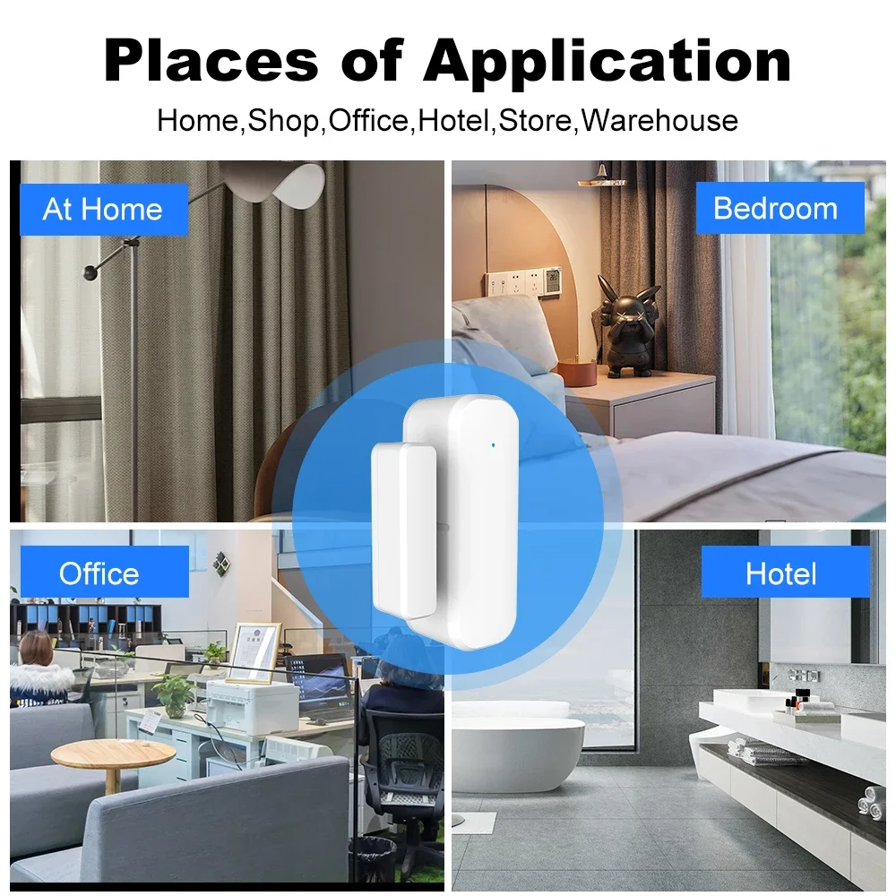 ZigBee Sensor Pintu Jendela De - Home Security Gate ulasan dan harga