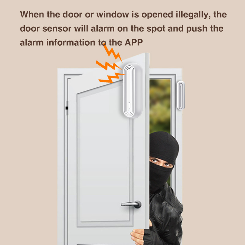 Tuya Sensor Alarm jendela pint - Home Security Gate ulasan dan harga