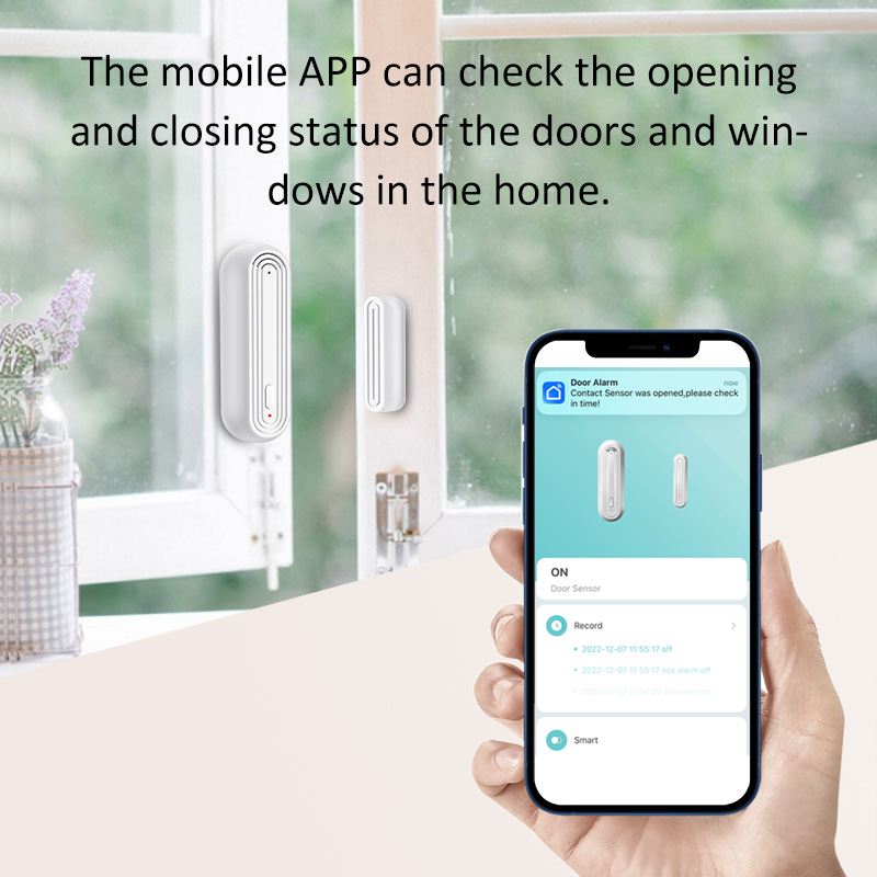 Tuya Sensor Alarm jendela pint - Home Security Gate ulasan dan harga