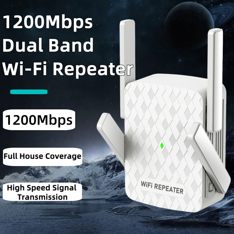 1200Mbps Wireless Wifi Extende - Home Security Outdoor ulasan dan harga