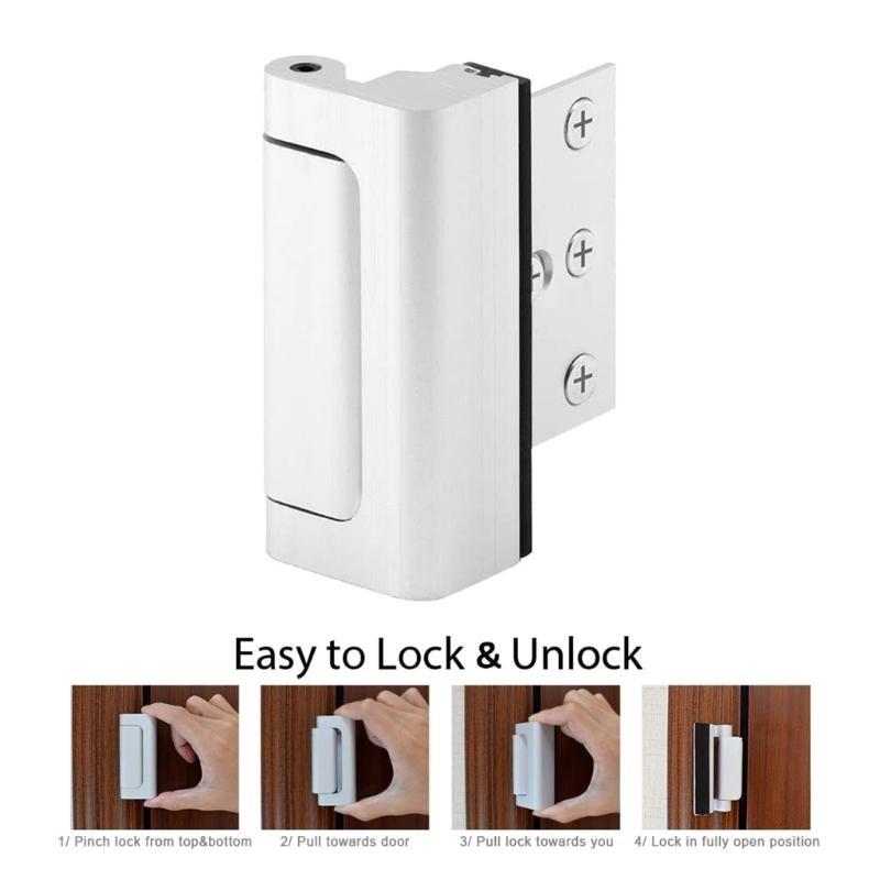 652F Kunci Penguat Pintu Keama - Home Security Door Reinforcement Lock ulasan dan harga
