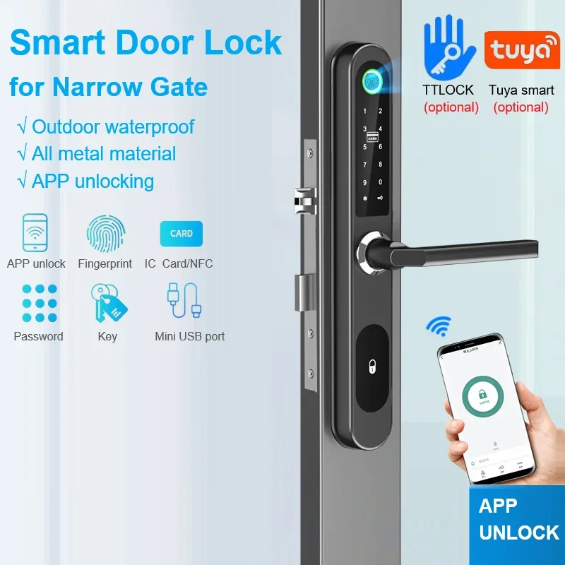 TTLock/Tuya kunci pintu cerdas - Door Lock Smart Keypad ulasan dan harga