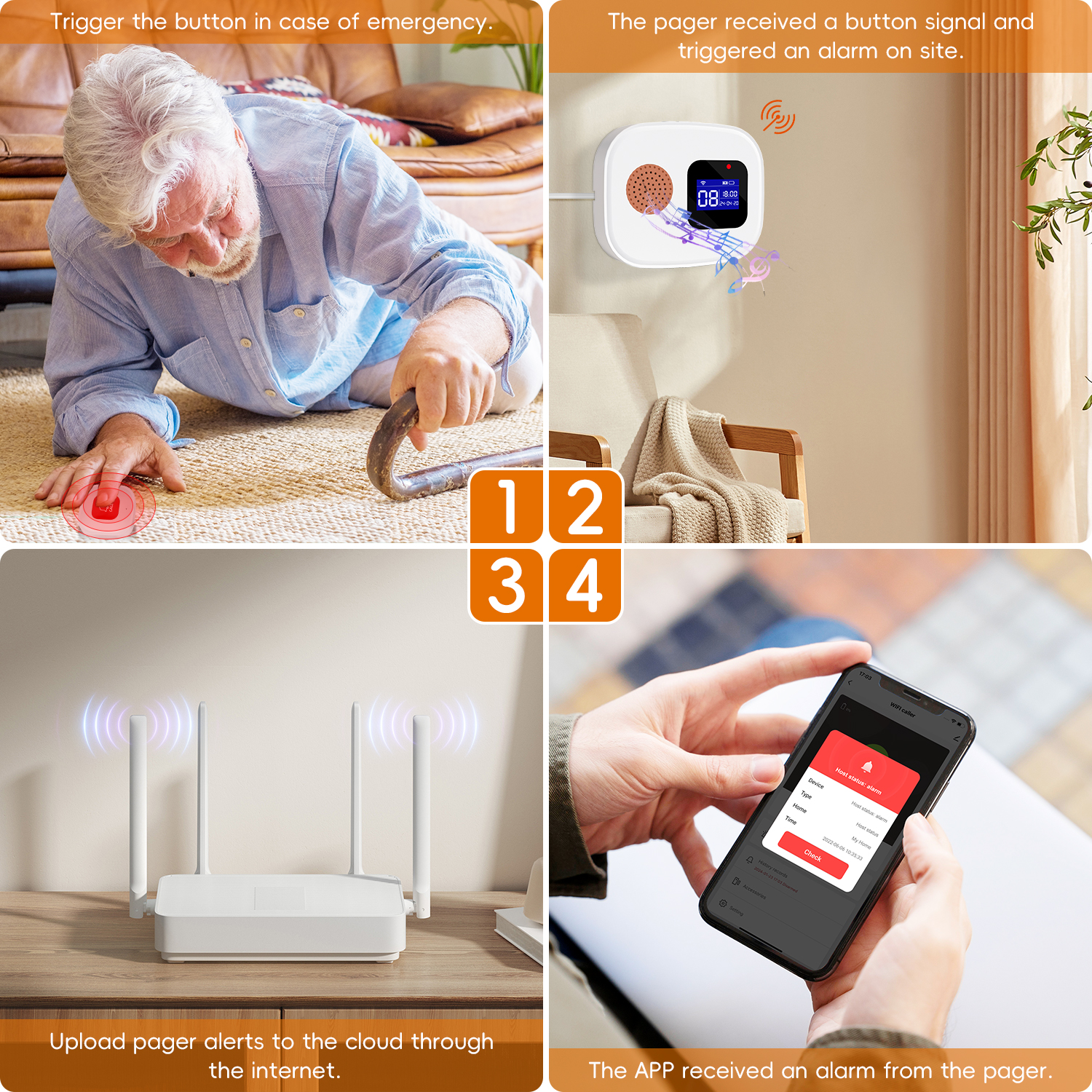 Tombol Panggilan Darurat untuk - Home Security Gadgets ulasan dan harga
