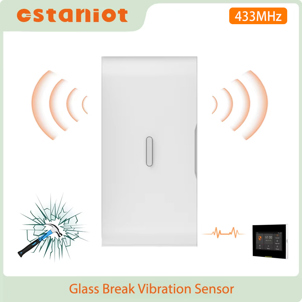 Sensor Getaran Pecah Kaca Nirk - Home Security Gate ulasan dan harga