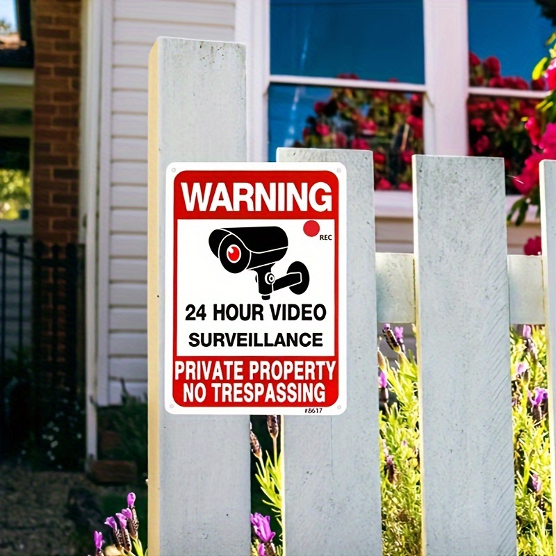 Tanda Peringatan Pengawasan Vi - Home Security Outdoor ulasan dan harga