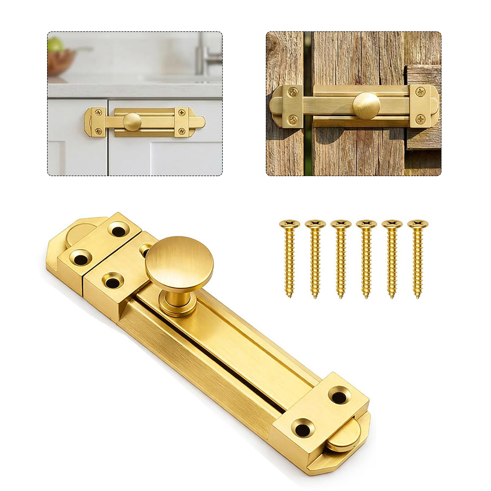 Kunci Pintu Geser Kuningan Pad - Home Security Gate ulasan dan harga