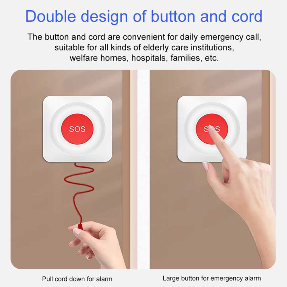 Tombol WIFI Zigbee SOS Tombol  - Home Security Gadgets ulasan dan harga