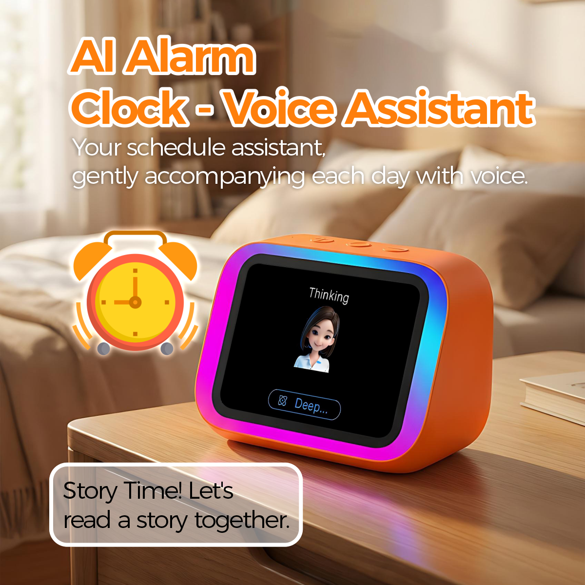 Speaker Bluetooth AI 5.4 Asist - Home Security Gadgets ulasan dan harga