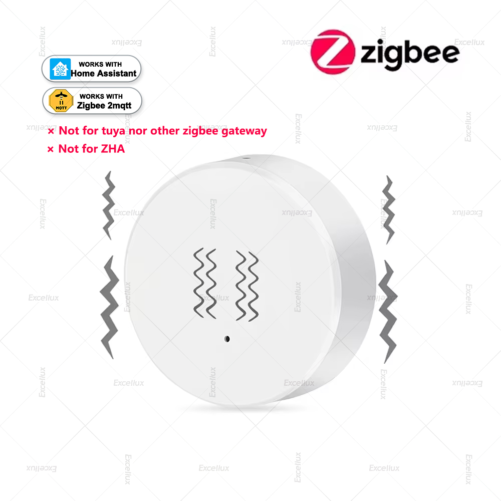 Zigbee 3.0 Sensor Getaran Pint - Home Security Gadgets ulasan dan harga