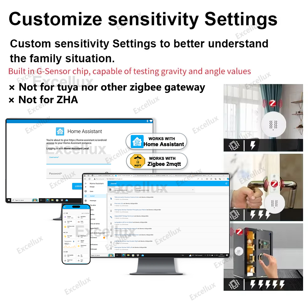 Zigbee 3.0 Sensor Getaran Pint - Home Security Gadgets ulasan dan harga