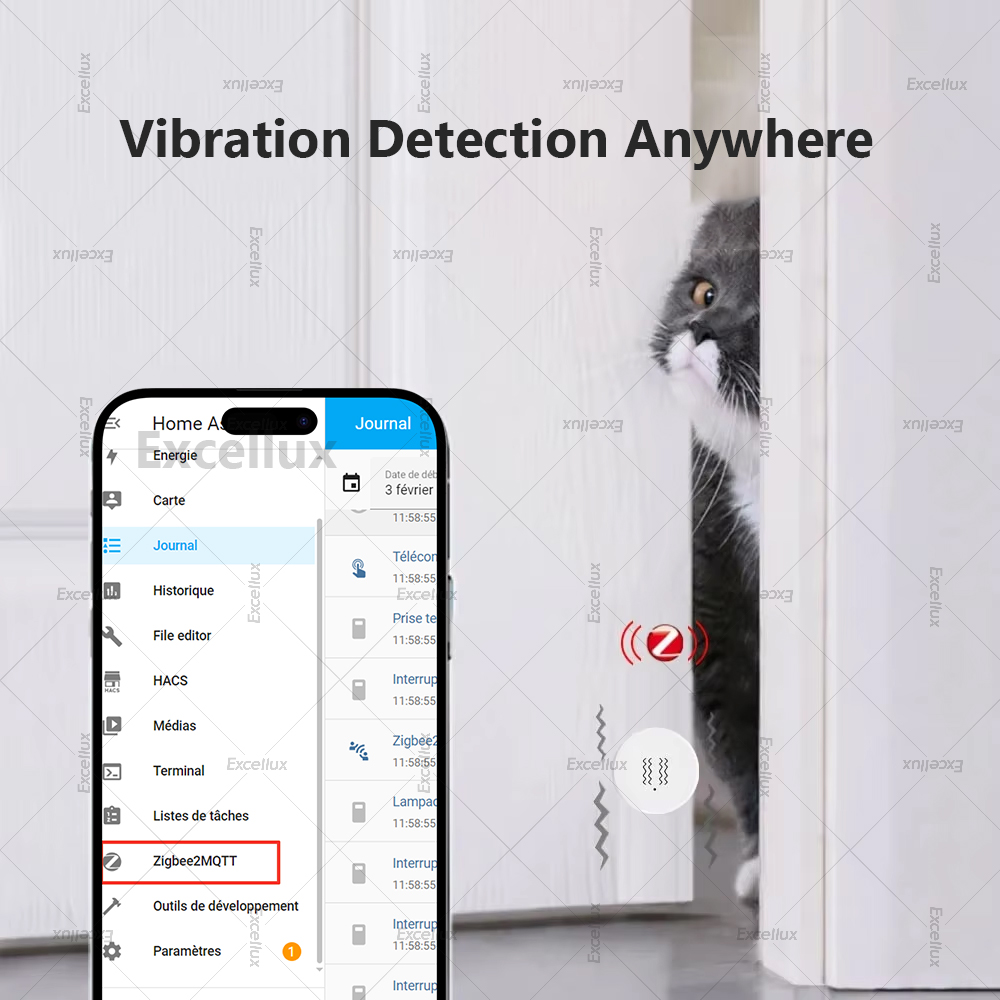 Zigbee 3.0 Sensor Getaran Pint - Home Security Gadgets ulasan dan harga