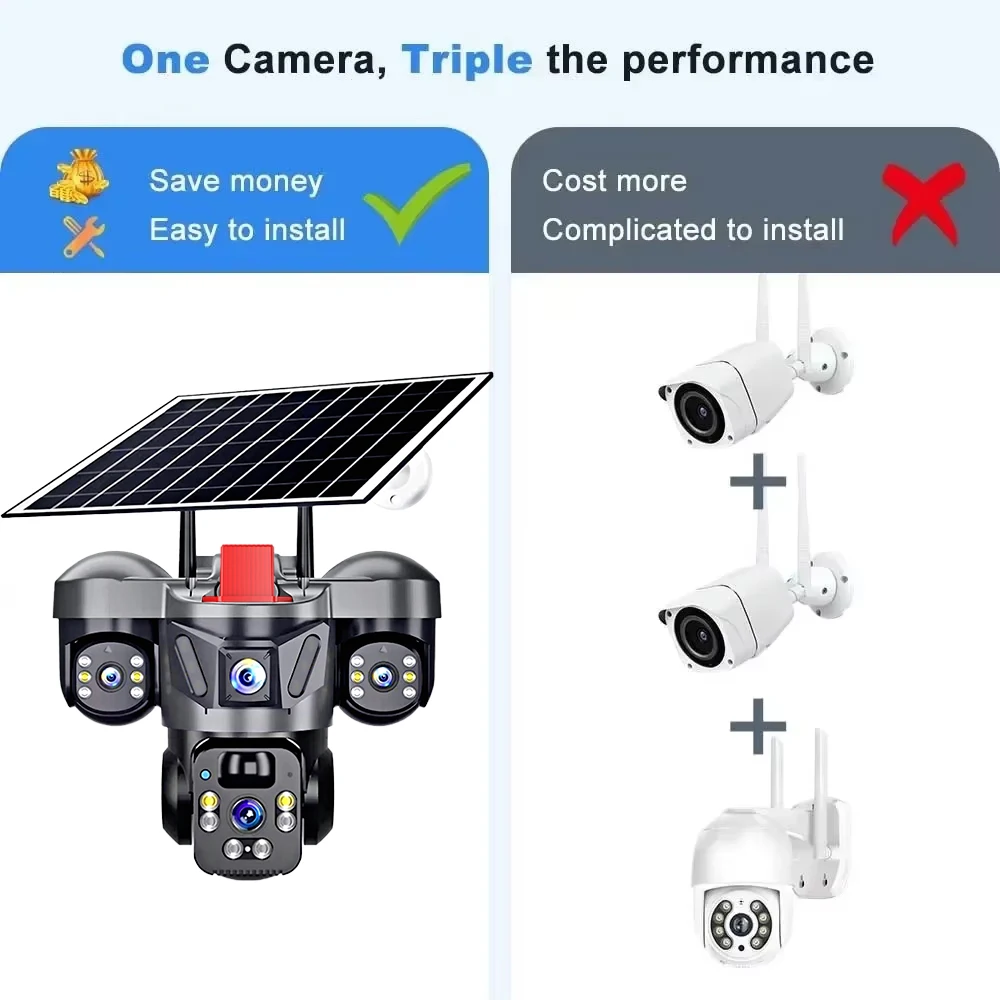 KERUI V380 Pro Luar Ruangan PT - Home Security Outdoor Cameras ulasan dan harga