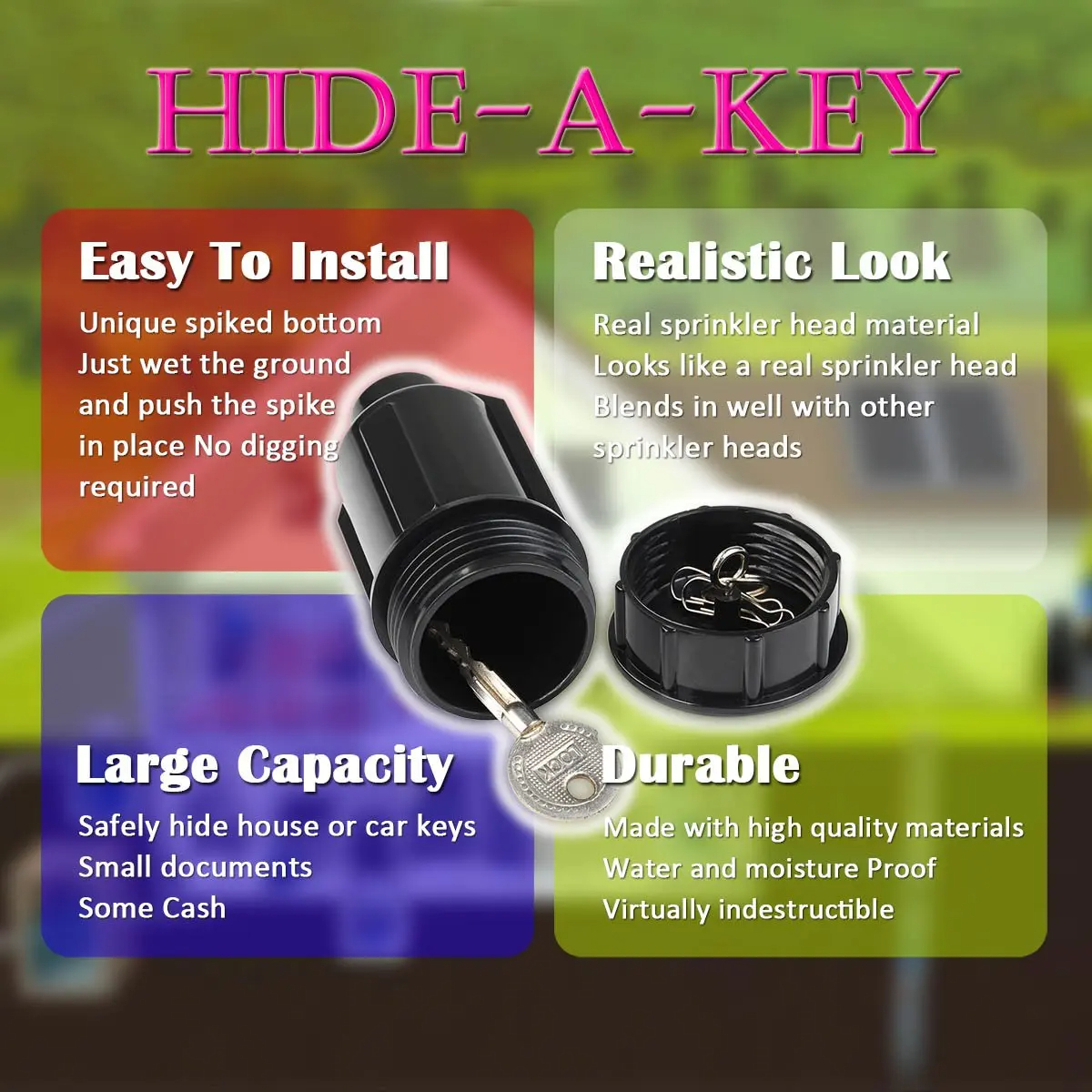 Menyembunyikan kunci kotak ter - Home Security Safe ulasan dan harga