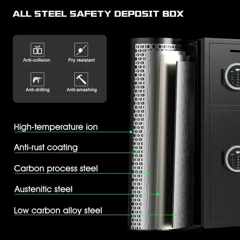 6,0 Cu. Brankas Keamanan Tahan - Home Security Keypad ulasan dan harga