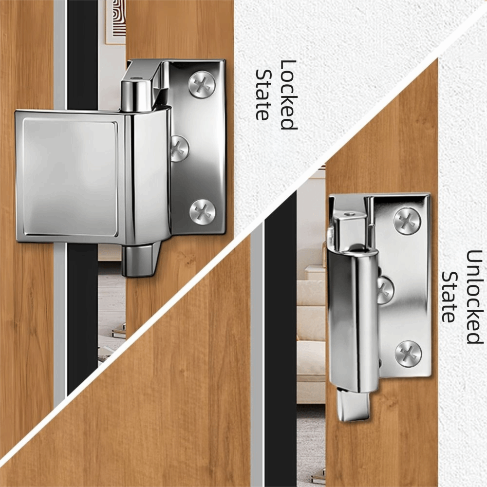 Kunci Pintu Aluminium Alloy, K - Home Security Door Reinforcement Lock ulasan dan harga