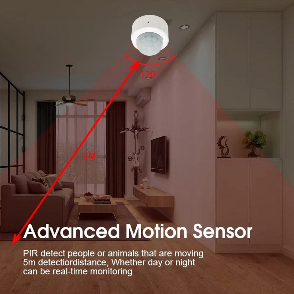 Zigbee3.0 Mini PIR Sensor Gera - Home Security Gadgets ulasan dan harga
