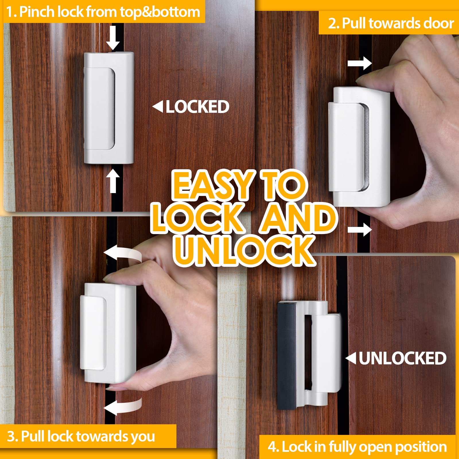 Kunci Pintu Keamanan Rumah Bar - Home Security Door Reinforcement Lock ulasan dan harga