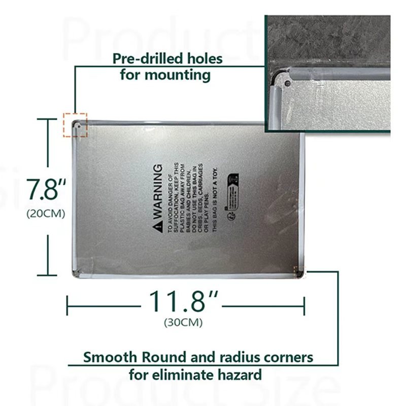 Papan Tanda Logam HD Vintage L - Home Security Quotes ulasan dan harga