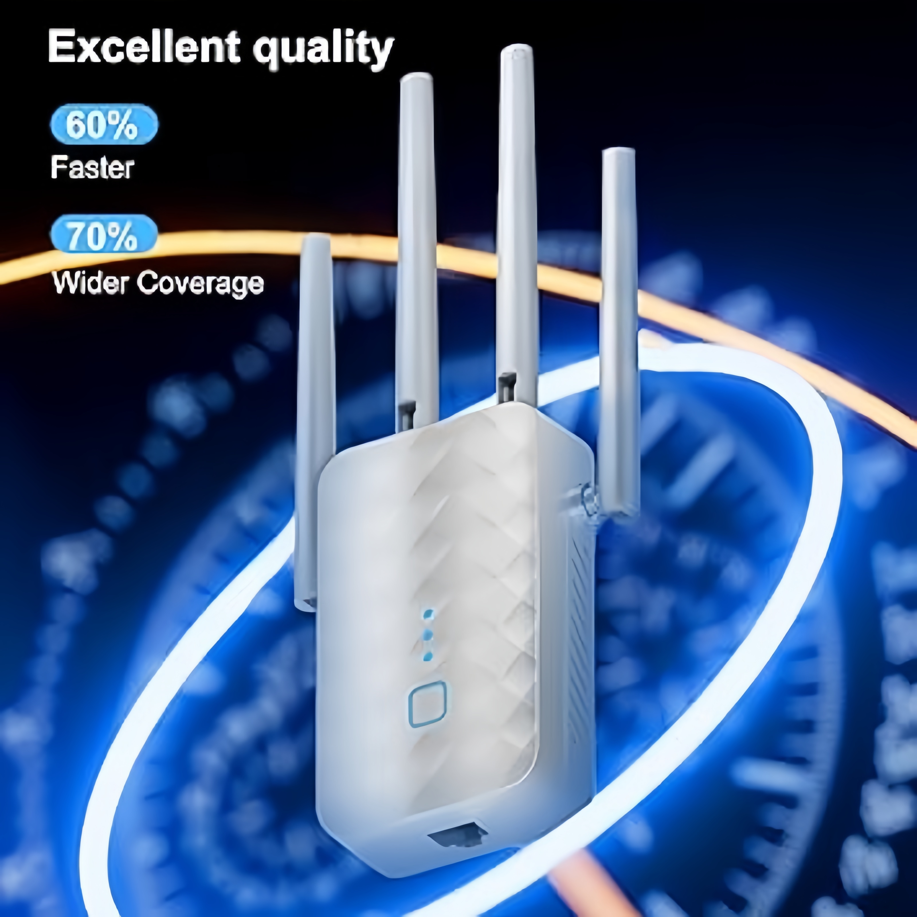 Pengulang WiFi 1200Mbps Nirkab - Home Security Outdoor ulasan dan harga