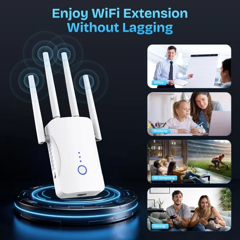 Pengulang WiFi Dual Band 2.4G/ - Home Security Outdoor ulasan dan harga