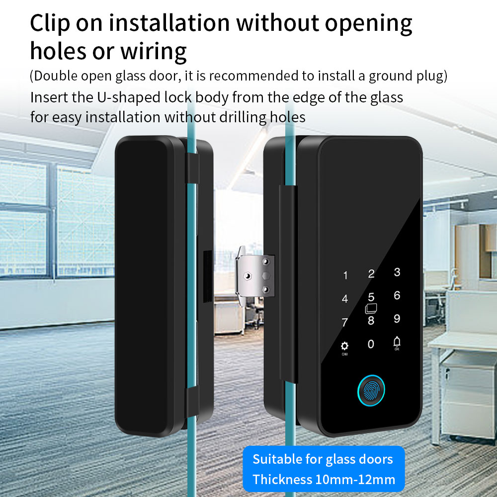 Kunci Pintu Kaca Pintar Multif - Home Security Keypad ulasan dan harga