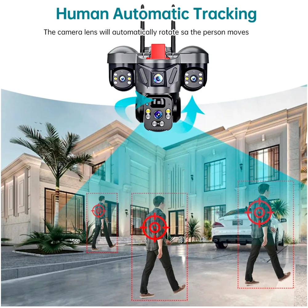 KERUI Keamanan Rumah CCTV Vide - Home Security Outdoor Cameras ulasan dan harga