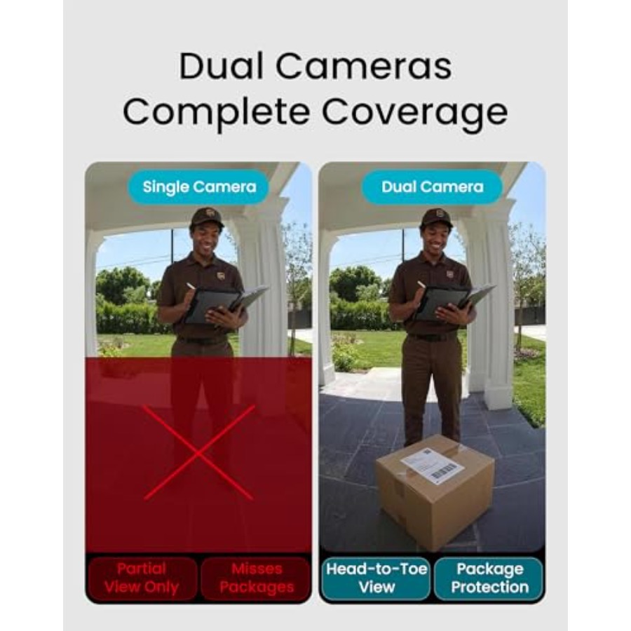Kamera bel pintu nirkabel untu - Home Security Cameras No Subscription ulasan dan harga