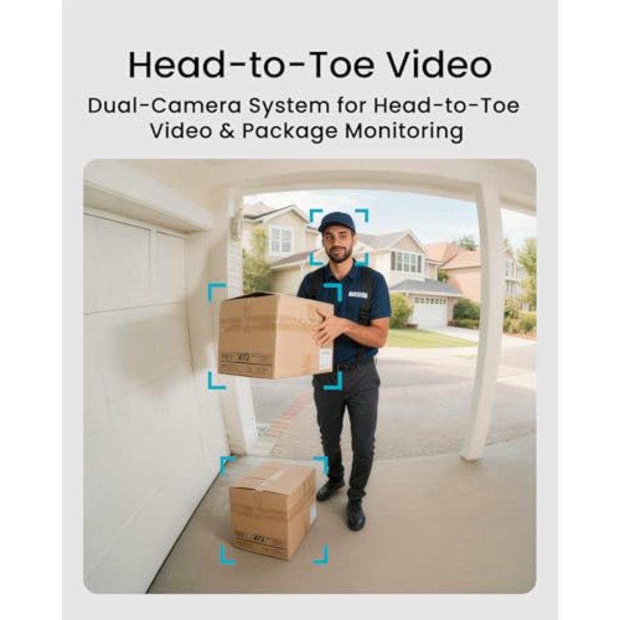 Kamera bel pintu nirkabel untu - Home Security Cameras No Subscription ulasan dan harga