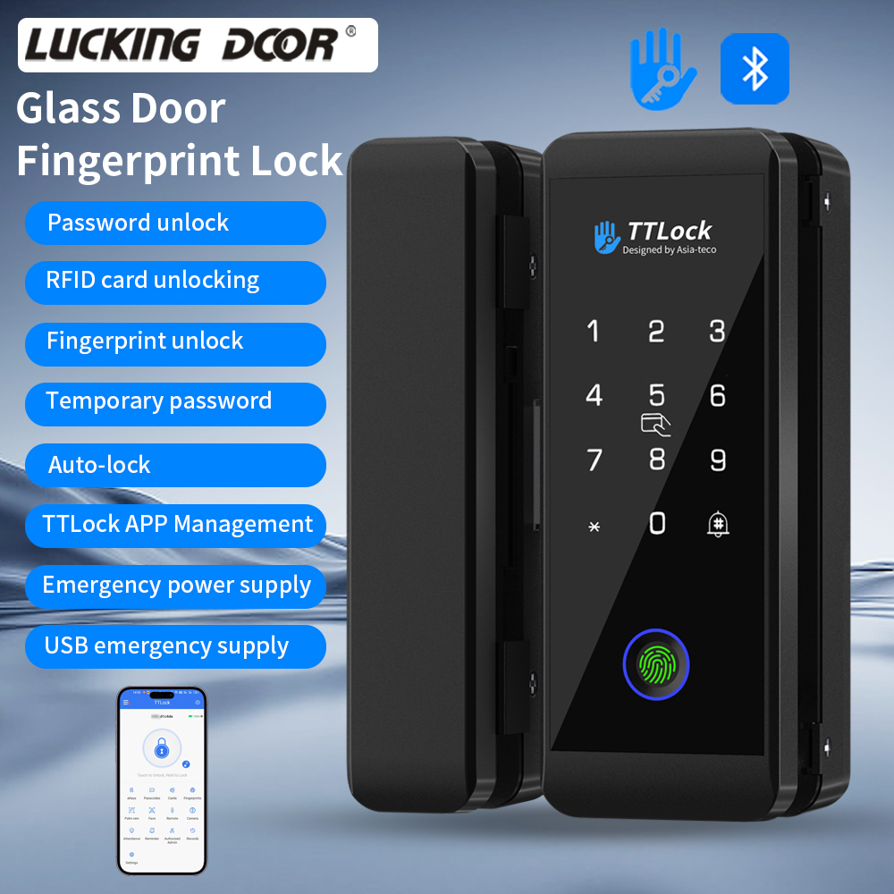 Kunci Pintu Kaca Pintar TTLOCK - Door Lock Smart Keypad ulasan dan harga