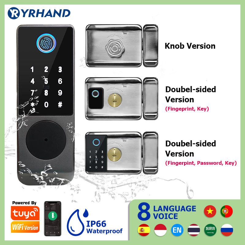 Tuya Kunci Pintar Tahan Air Wi - Home Security Keypad ulasan dan harga