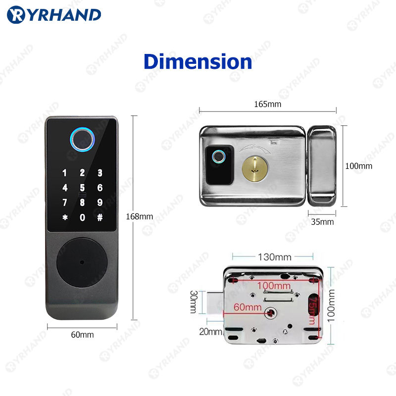 Tuya Kunci Pintar Tahan Air Wi - Home Security Keypad ulasan dan harga