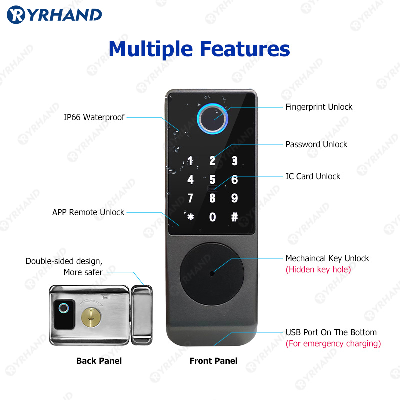 Tuya Kunci Pintar Tahan Air Wi - Home Security Keypad ulasan dan harga