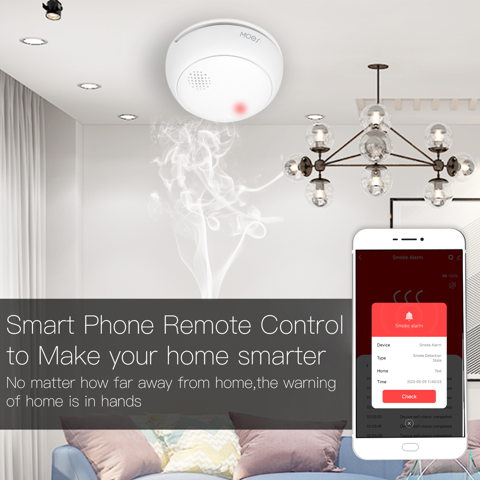MOES ZigBee Detektor Alarm Asa - Home Security Gadgets ulasan dan harga